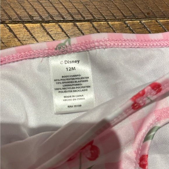 Disney Pink Cherry Print Swimwear - Picture 2 of 3